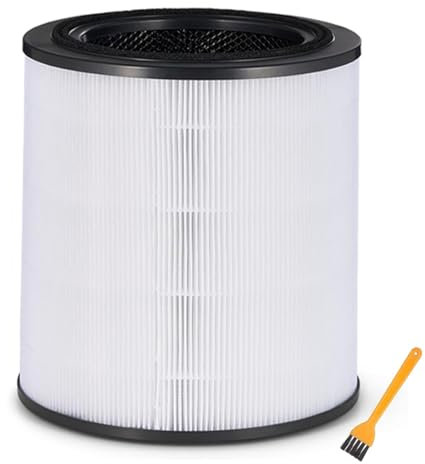 Aoonar 3-in-1 HEPA Filter Kompatibel mit Bosch Air 4000 / 4000i Luftreiniger, H13 True HEPA Ersatzfilter mit Aktivkohle und Vorfilter für Allergiker, Staub, Rauch, Pollen
