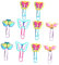 OSALADI 2 Ensembles Marque-page Marque Page Bookmark Marques-pages Menagere Mettre En Signet Bandes De Surbrillance Coupe-papier Fournitures De Bureau Gel De Silice 20 Pièces * 2