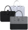 FZSECRIU 3 Stück filztasche（Schwarze, graue, Schwarz-Graue）,filztasche groß,einkaufstasche,filztaschen,filzshopper,filz tasche,shopping bag,filztaschen gross