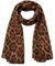 Eleganter Leo Schal – Stilvolles Leopard Tuch Damen, Weiches Halstuch Damen mit Leopardenmuster, Modisches Accessoire für Schals & Tücher für Damen, Perfekt als Stola oder Bandana