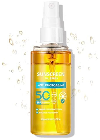 Hair and Scalp Sun Protection Spray SPF50, Hair and Scalp Sun Protection Spray, Non Greasy High Protection UVA and UVB, Fast-Absorbing No White Cast Formula