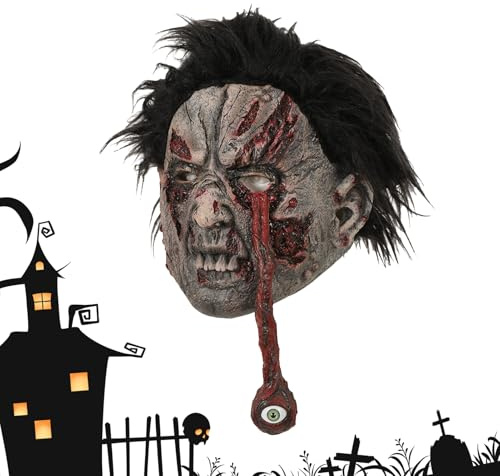 Halloween Zombie Head Cover - Sprooky Horror Turne, Realistic Undead Face Prop - Gruseliges dekoratives Accessoire für Spukhaus-Partys, gruselige Rollenspielveranstaltung und D-Thema