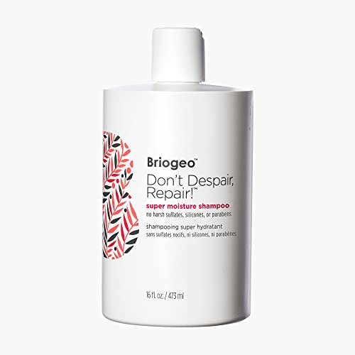 Briogeo Don't Despair Repair Super Moisturizing Shampoo for Dry Damaged Hair - Featuring Argan Oil - Hair Moisturizer Hair Treatment - Sulfate Free Shampoo - 473ml