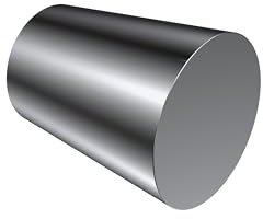 Interdeco Endstücke Konus Chrom aus Metall für Gardinenstangen 20 mm Ø (2 Stück)