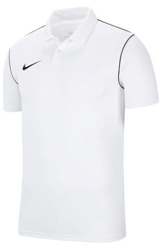 Nike Herren M Nk Df Park20 Polo Trikot, White/Black/Black, S EU