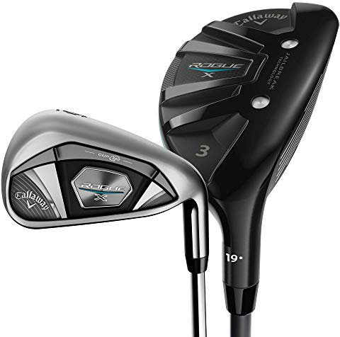 Callaway Golf 2020 Rogue Irons and Combo Sets (Right Hand, Graphite, Women's, Combo Set: 4 & 5 hybrid, 6-PW irons)