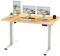 FLEXISPOT Escritorio Elevable Eléctrico 140X80cm con Tablero Entero con 2 Motor, Standing Desk, Mesa Elevable Escritorio de Elevable con 4 Opciones de Memoria Inteligente para Oficina y Hogar(Arce)
