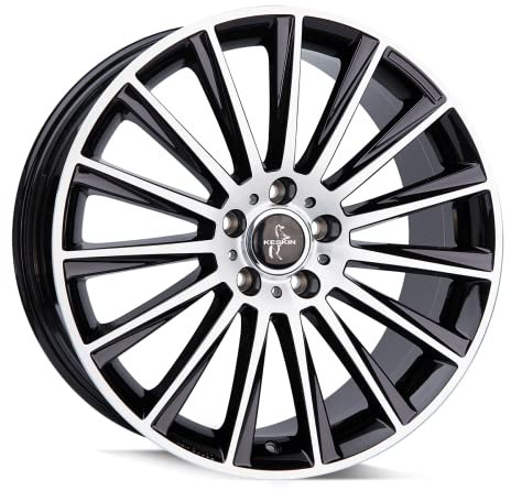 Keskin KT18 9.5JX20 5/120 ET35 72.6 BLACK FRONT POLISH Alufelge