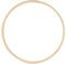 B Baosity Holz Bambus Hoop Kranz Makramee Craft Hoop Ringe für Traumfänger basteln, Holzring Holzreifen für DIY Hochzeitskranz Makramee-Wandaufhängung - 40cm