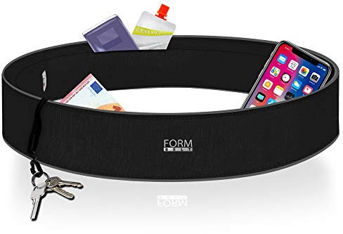Laufgürtel für Handy Smartphone universal iPhone 14 S23 13 12 Pro Max Galaxy Samsung A52 A53 S20 S22 A 52 S21 FE Huawei Xiaomi Pixel Hüfttasche Lauftasche Joggen Handytasche (schwarz, XXL)