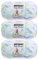 Bernat Babydecke, lustige Drucke, Garn, 3 Packungen mit 100 g, Polyester, 6 super sperrig, 72 m, zum Stricken/Häkeln
