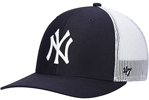 47 MLB Herren Trucker Snapback Adjustable Hat, Marineblau, Einheitsgröße