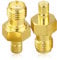 TUOLNK SMA auf SMB Adapter SMB Stecker auf SMA Buchse Koaxialstecker für Verlängerungskabel Funkantenne 2St
