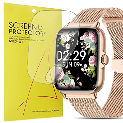 Blueshaweu Schutzfolie Kompatibel für SWGOTA Y2 Smartwatch, HD klar Flexible TPU Displayschutzfolie für SWGOTA Smartwatch Y22