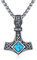 ZIPPICE Thors Hammer Halskette 925 Sterling Silber Wikinger Keltischer Kette Mjölnir Anhänger Nordische Wikinger Anhänger Unisex Schmuck Schmuck Geschenk für Damen Frauen Mama Freundin