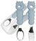 farout Baby Besteckset Kindergabel & Babylöffel Edelstahl mit Silikon Griff, BPA frei Esslernbesteck ab 1 Jahr, Kinderbesteck, Lernbesteck - Ideal als BLW Besteck Set