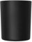DistrEbution Kerzenglas schwarz matt 1 Stück Dekoglas Teelichthalter 85 x Ø 70 mm Tischdeko 200 ml