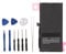 Battery for IPhone 13 Mini, 2406mAh High Capacity Battery Replacement for I13 Mini Model A2630 A2629 A2628 A2626 A2481, 0 Cycle Spare Battery, with Installation Tools