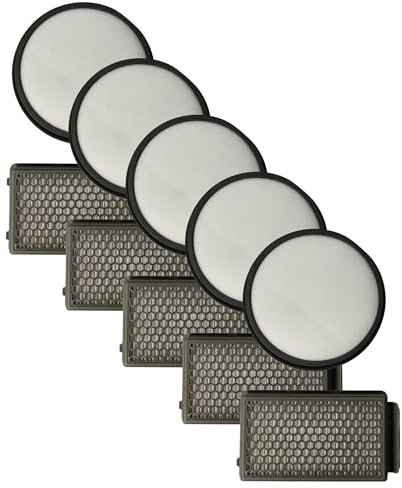 vhbw 10x filtro compatibile con Rowenta RO3731EA, RO3753EA, RO3786EA, RO3718EA, RO3724EA, RO3798EA aspirapolvere - filtro HEPA, filtro pre-motore