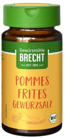 Gewürzmühle Brecht Gewürzsalz Pommes Frites, Glas, 60g (1)