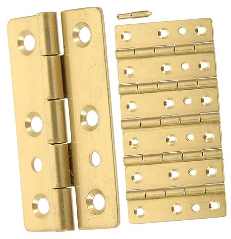 SOESFOUFU 6pcs Small Hinges Piano Hinges for Cabinet Lids Toolboxes for Wooden Box Craft Heavy Duty Not Included