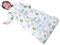 Chilsuessy Winter 3.5 Tog Kinder Schlafsack mit abnehmbaren Ärmeln Super Warm Babyschlafsack für Jungen und Mädchen von 1 bis 10 Jahre alt, Wald Blau, XL (130-150 cm)