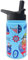 Bikasun Piraten Trinkflasche Kinder Edelstahl 350ml, Kinder Flasche mit Strohhalm, Auslaufsicher Trinkflasche Schule, Thermoskanne Jungen/Mädchen für Kindergarten