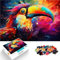1000-teiliges Puzzle für Erwachsene, Tukan-Spielzeug zum Stressabbau, lustige Aktivitäten zu Hause, Geburtstagsgeschenk, Reisegeschenk, 19,7 x 29,5 Zoll, für 14-Jährige