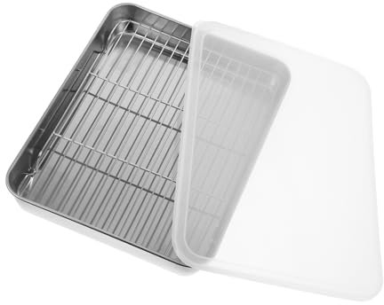 PAMINGONO Bandeja Para Hornear Galletas Bandeja Plana Accesorio Para Hornear Fuente Para