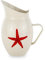 CARAFFA IN LATTA SMALTATA (CREMA)