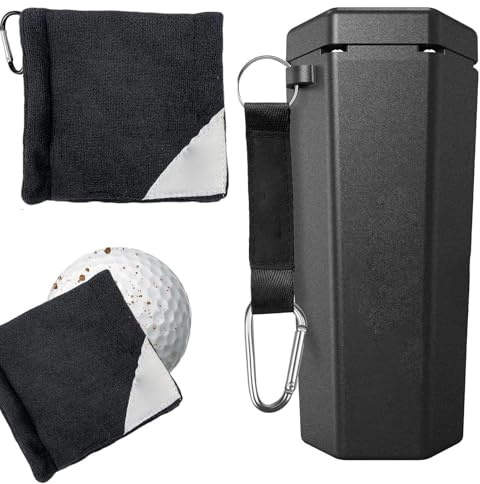 Golfkugel Sauberer Maschine | Golfball -Waschmaschine Reiniger Mit Golfballhandtuch - Dichtungsdesign und einem dieser tragbare Golfballreiniger Beste Golfreinigungspflichtgeschenke Für Männer, Frauen