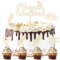 Tortendeko Einschulung Holz 2025,7 STK Schulkind Cake Topper Set mit Zuckertüte, ABC 123, Buntstift,Hurra Kuchendeko Schulanfang für Mädchen & Jungen Party Deko