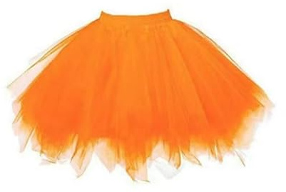 Tüllrock Damen Tüll Rock Unterrock Kurz Ballett Tutu Rockabilly Tütü Mini Rock Karneval Kostüm 80er Jahre Tutu Rocks für Erwachsene Mehrlagiger Tüll Petticoat Dress