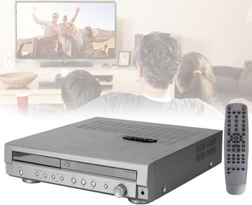 FDGH Heimkino-System 5.1 Surround Sound DVD-Player, Kabelloser Bluetooth-Verstärker, Dualband-Radio, Koaxialer Glasfaserausgang, Kopfhörerüberwachung, DVD-, VCD- Und CD-Player