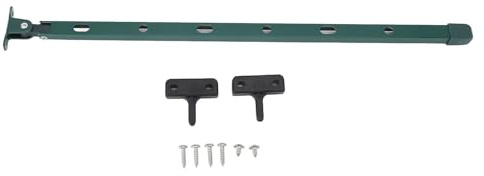 Leatikall Greenhouse Window Stay, with 6 Screws Manual Aluminum Alloy Greenhouse Window Stay Kit Roof Vent Opening Lever (Green)