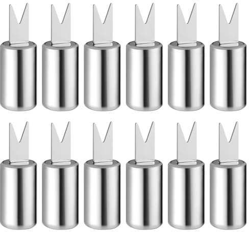 Lot de supports pour épis de maïs - Brochettes de maïs en acier inoxydable - Manipulation du maïs sucré avec poignée confortable - Accessoires de cuisine pour barbecue, repas de famille, été