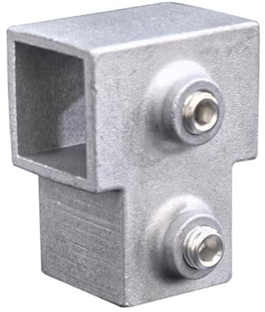 ZwaitL Tubo Quadrato 30X30mm Raccordi per Tubi in Lega Alluminio Connettore per Rack stoccaggio con Giunto Fisso Accessori per connettori Facili da installare