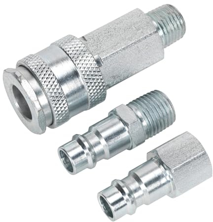 Sealey Ach60 Air Tool Coupling Kit 1/4In Bsp High Flow