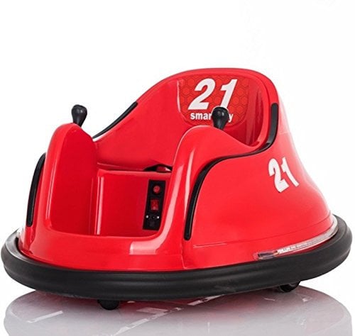 12V Children’s Waltzer Car Battery Operated Electric Ride On Toy - Red | Outdoor Toys | Toy Car, Ride On Car | 360 Degree Spin | Powered by Twin Motors