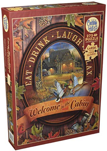 Cobblehill 88005 XL 275 pc Welcome to The Cabin Puzzle, verschieden