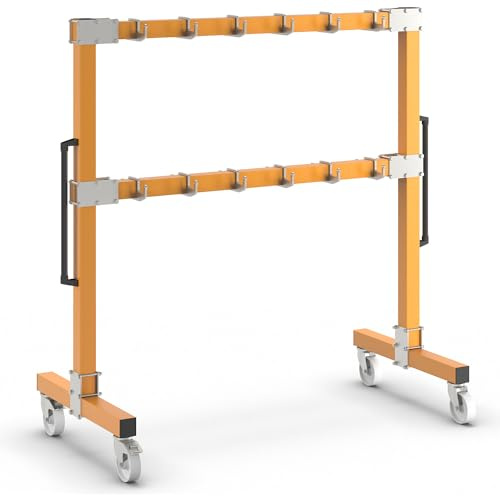 eurokraft | Anschlagmittel-Garderobe | fahrbar | Länge 1900 MM