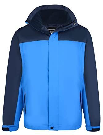 Kam Big & Tall Colour Block Waterproof Jacket - Men's