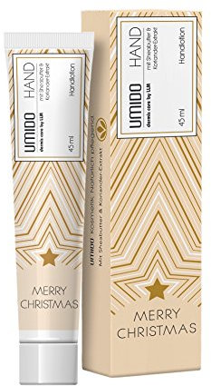 1x UMIDO Hand-Lotion Weihnachten 45 ml Koriander-Extrakt & Shea-Butter | Handcreme | Pflegecreme | Creme | Lotion | Hautpflege