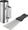 Meinl Percussion Merengue Güira Instrument - Sehr kleines hohles Schrapinstrument mit Griff - Inklusiver Kratzer - Stahl, Silber (MGU4)