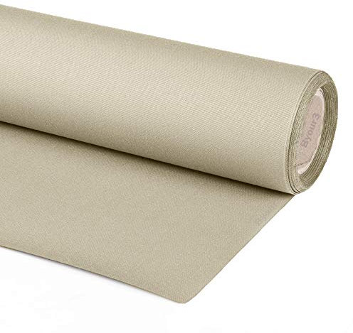 Byour3 - Tessuti Per Tende Da Sole Ombreggiante Gazebo -stoffa al metro per Esterno in Dralon Traspirante Frangisole Frangivento Anti Uv Per Pergola Copertura Solare No Pvc (Beige, 200 cm)
