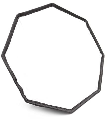 vhbw Softbox-Blitz-Diffusor kompatibel mit Canon Speedlite-Modelle Blitz, Kamera Systemblitz - Ø30 cm Schwarz Weiß