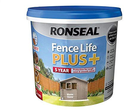 2 x Fence Life Plus, Warm Stone, 5 Litre