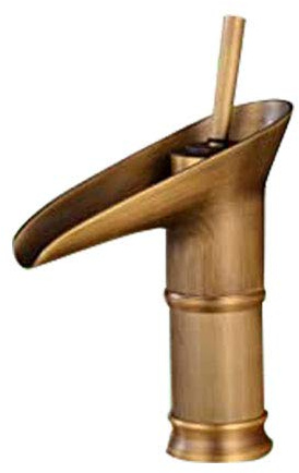 Bambus Typ Badarmatur Nostalgie Wasserhahn YUNRUX Waschbecken Wasserhahn Einhebel Mischbatterie Waschtisch Armatur Waschtischarmatur Wasschbecken Einhandmischer Bad Faucet Wannen Armatur Badewanne