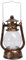 Mobestech Led Hurricane Lamps Portable Battery Operated Storm Lantern Retro Bronze Oil Lamps for Home Bar Garden Camping