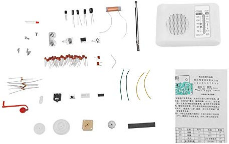CF210SP Am/FM Radio portátil de Doble Banda Kit de Bricolaje Conjunto de producción de Montaje electrónico